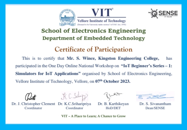 Other Certificate